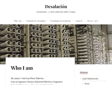 Tablet Screenshot of desalacion.org